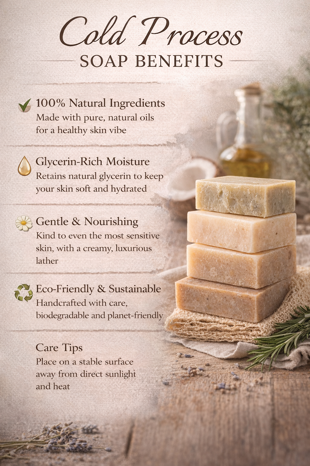 Cold process soap benefits infographic (1)